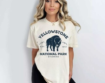 shirt not included) Yellowstone National Park - Screen print Transfer