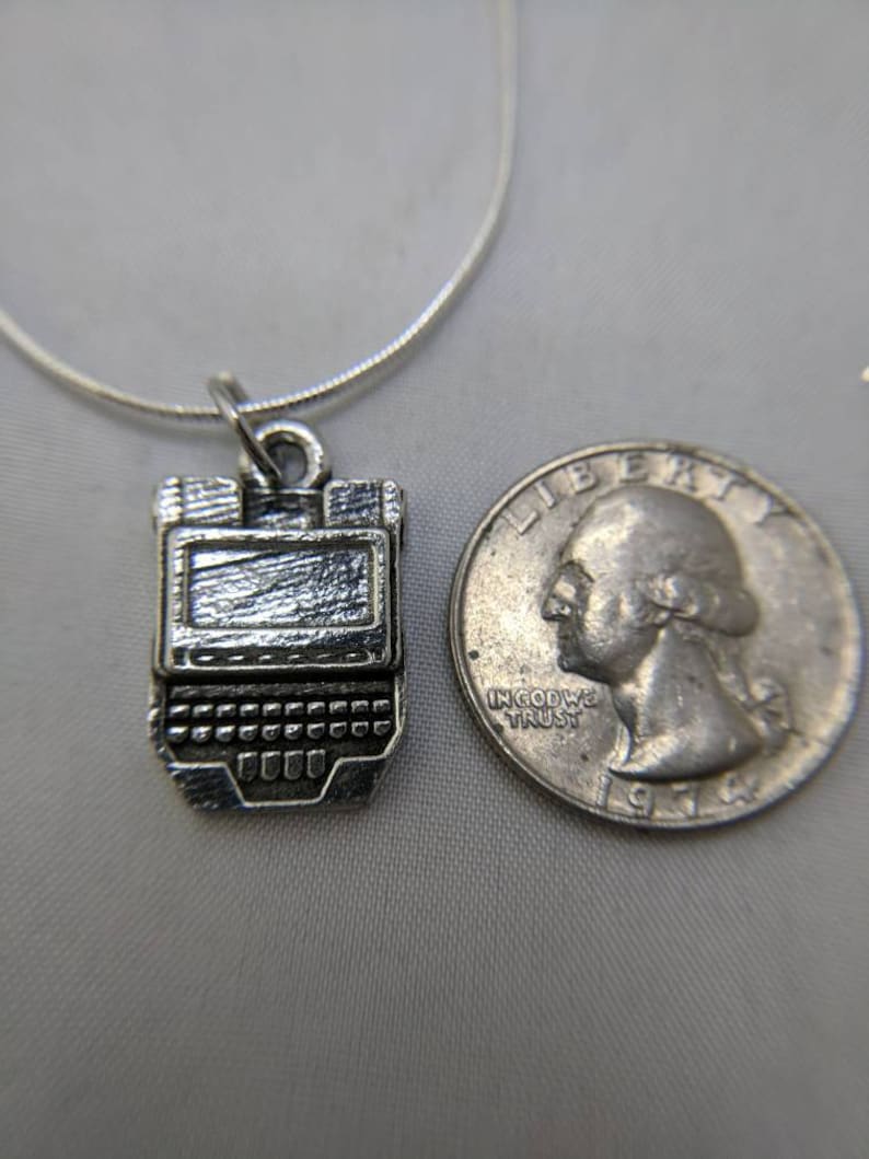 Court Reporter Steno Necklace With Large Custom Pewter Steno Etsy