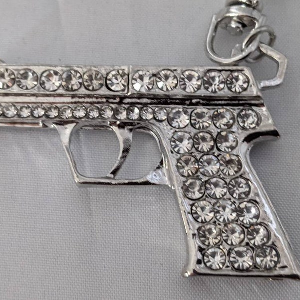 Handgun Keychain - Etsy
