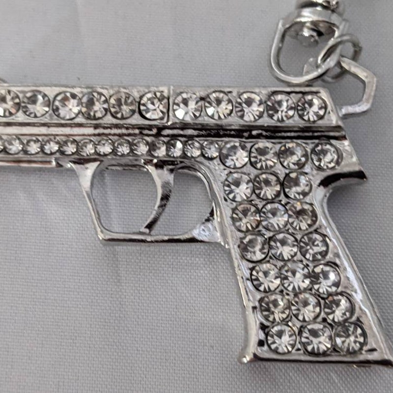 Handgun Keychain - Etsy