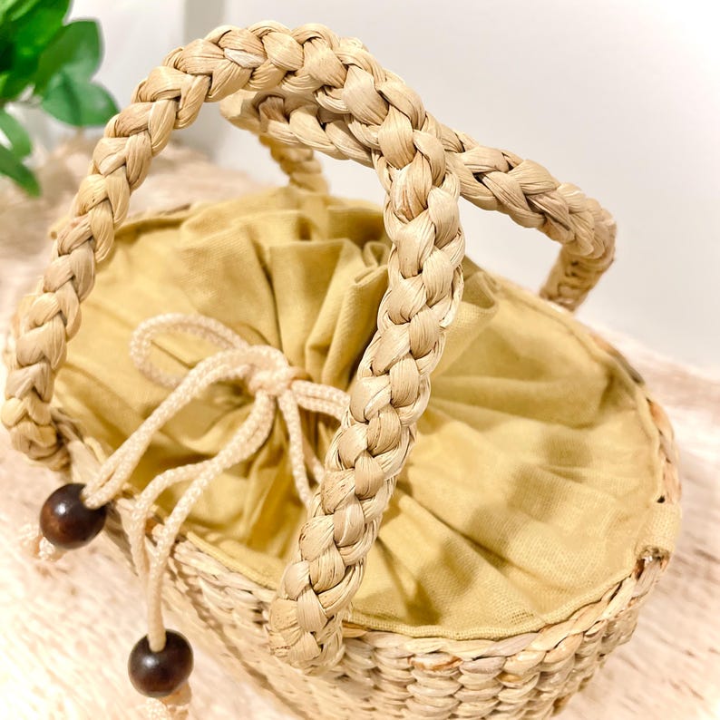 Beige - Handmade Organic Water Hyacinth Conference Bag