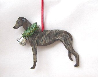 brindle greyhound stuffed animal