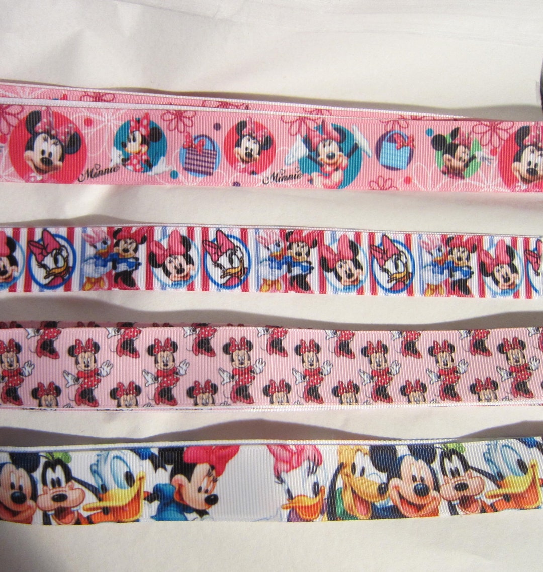Ribbon Disney MINNIE MOUSE Grosgrain Ribbon, Craft Ribbon, Disney ...