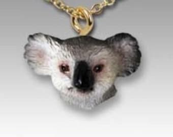 Jewelry Parts...Resin KOALA Animal Head Pendant/Charm Wildlife Head 1/2"