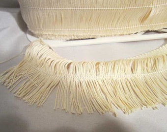 Vintage St Louis Trim CREAM Color Fringe Trim 3" wide 2 YRDS
