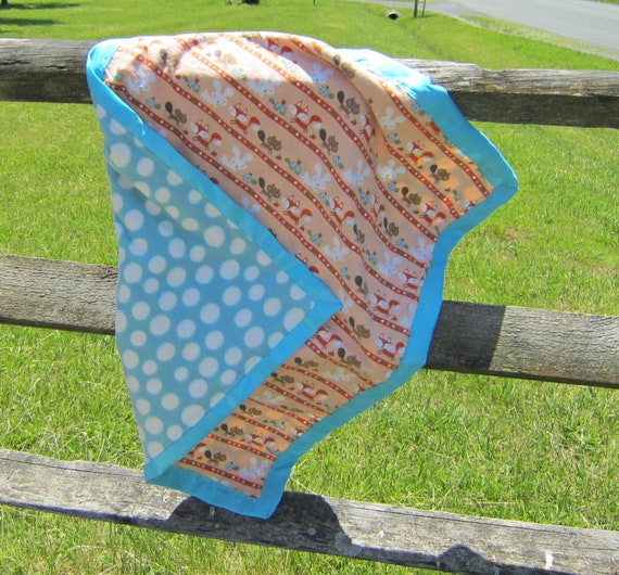 Blanket ANIMALS FOX Design Baby Blanket Flannel