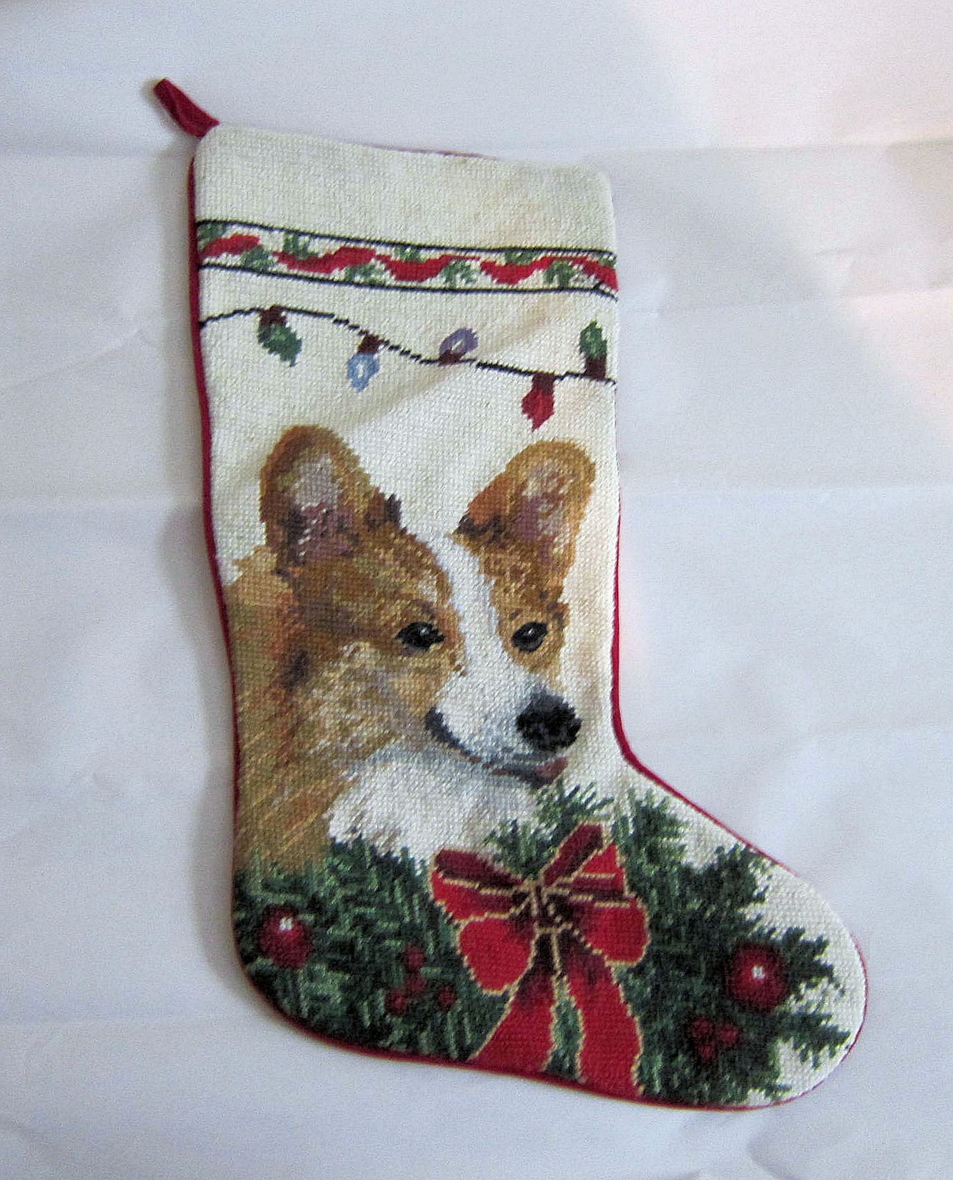 Corgi christmas stocking Clearance