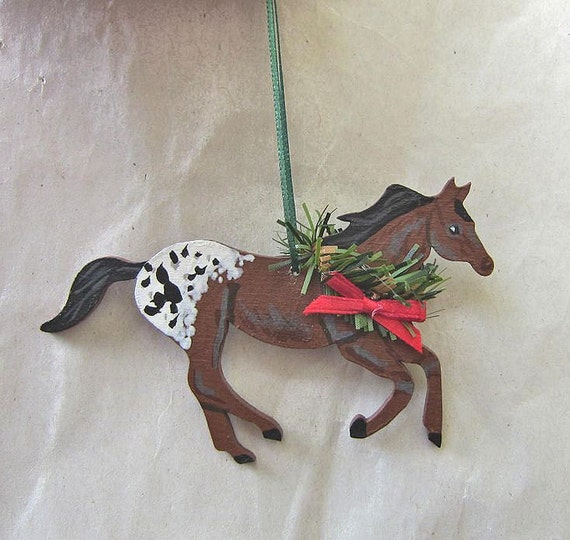 Paint horse christmas ornaments Clearance
