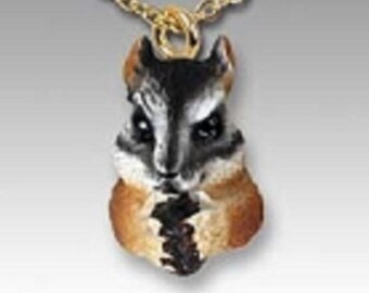 Jewelry Parts...Resin CHIPMUNK Animal Head Pendant/Charm Wildlife Head 1/2"