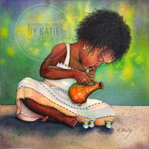 Little Habesha Coffee Ceremony - print