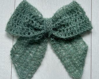 Crochet Lacy Bow Pattern - pdf Download