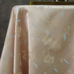 Pastel butterfly embossed brocade jacquard designer fabric , sold by meter