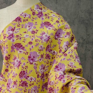 Spring floral embossed brocade jacquard designer fabric , sold by meter