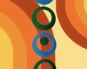 アート・デザイン・音楽 Bauwagen | Mobile Squatters Abstract Art Hanging Kinetic Mobile, Modern Mobile, Mid Century