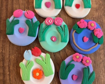 Polymer Clay Worry Stone | Sensory Fidget for Autism, ADHD Relief (Glossy/Textured)