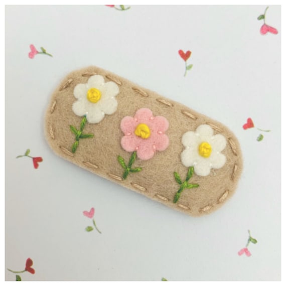 Felt baby on sale hair clips