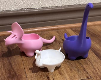 3D Printed Dinosaur Bowl: Fun Prehistoric Home Decor