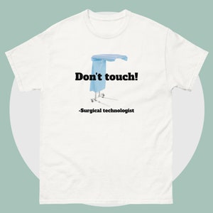 Unisex surgical technologist, scrub t-shirt