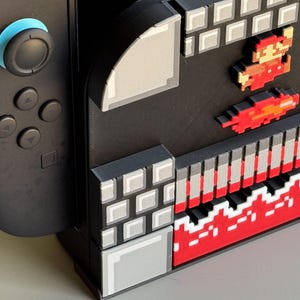 Super Mario Bros. Switch 2 Dock Cover: Retro Gaming Decor - Etsy