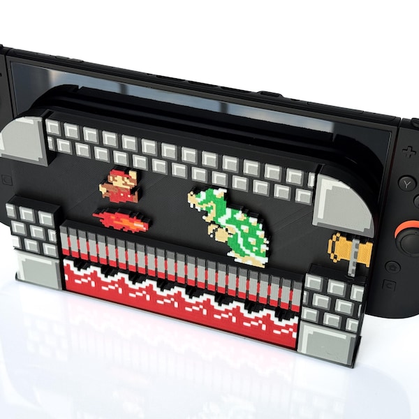 Super Mario Bros. Switch 2 Dock Cover: Retro Gaming Decor