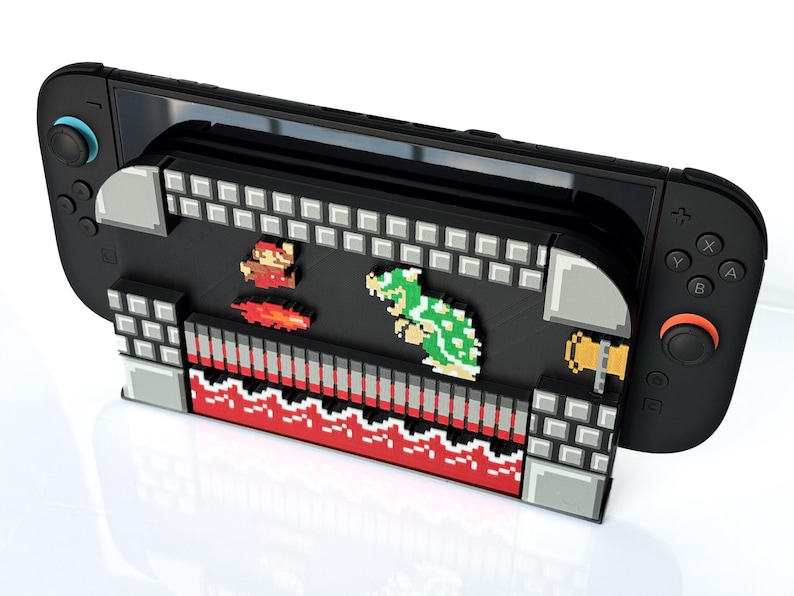 Super Mario Bros. Switch 2 Dock Cover: Retro Gaming Decor - Etsy