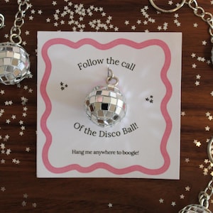 Cadeaubon sleutelhanger discobal! Volg de oproep van het discobal cadeau voor vrienden Verjaardagspositiviteit