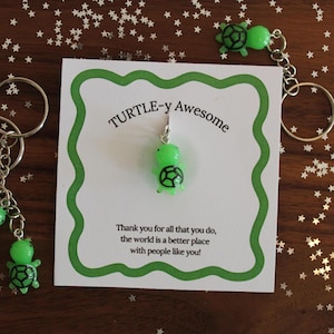 Super porte-clés de l'amitié Turtle-y ! Carte-cadeau Tortue