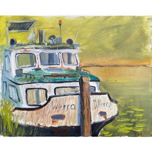 Canal Serenity in the Netherlands. Original oil painting 40x50cm