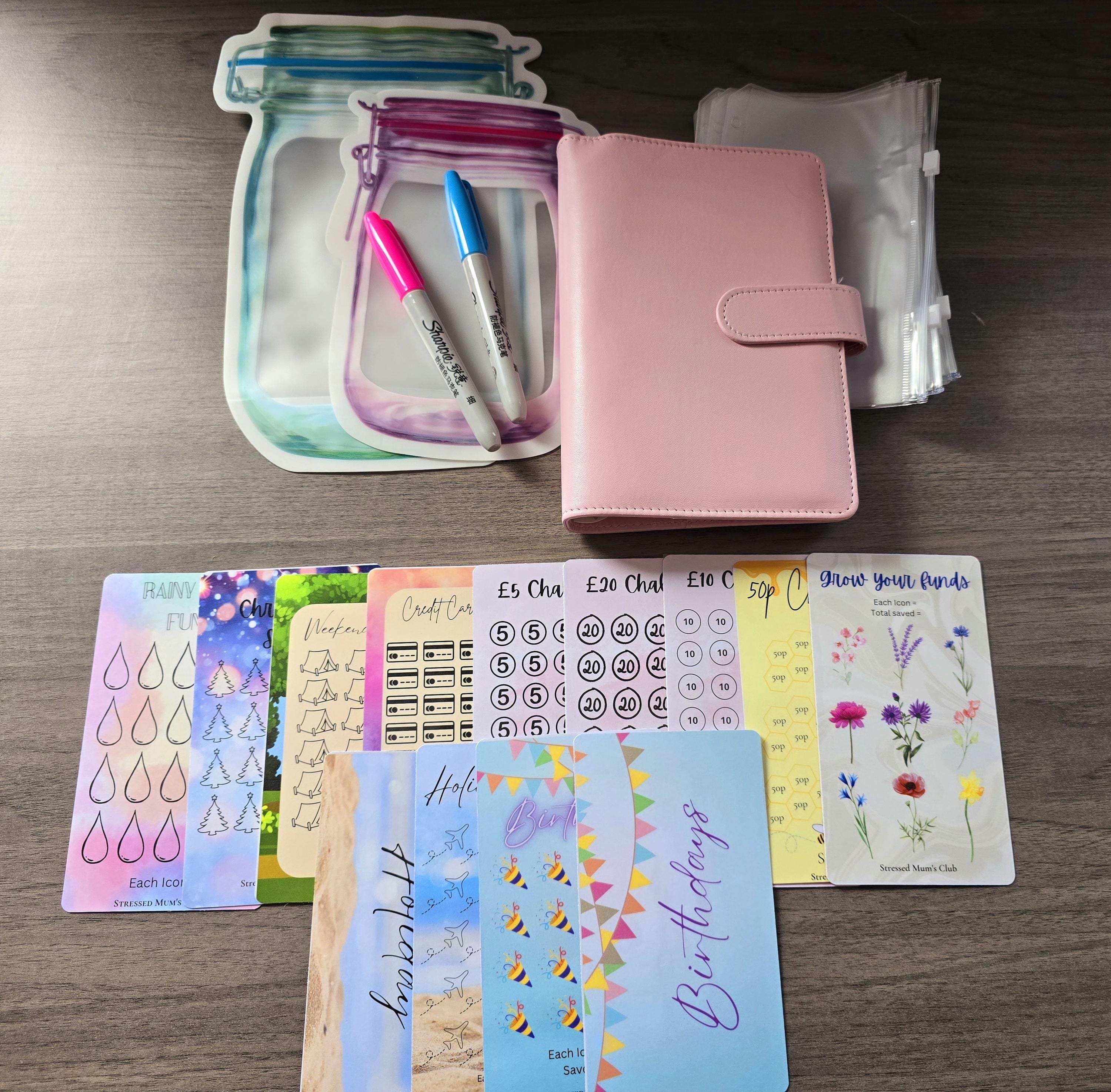 A6 Budget Binder Starter Bundle, Cashstuffing Bundle