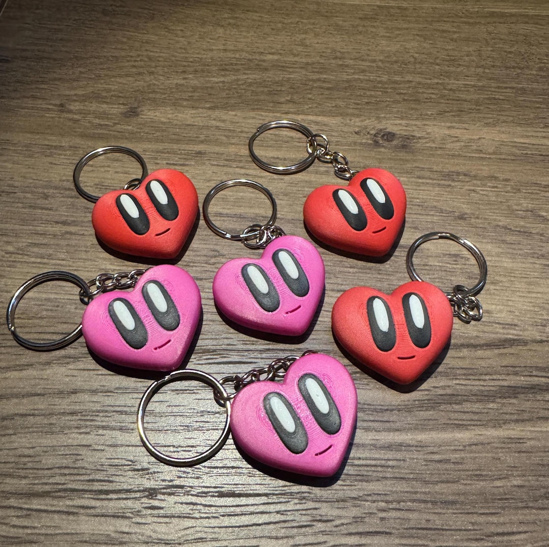 Heart Key Chain - Etsy