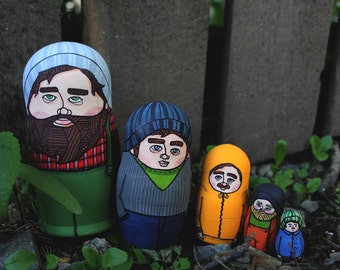 Fishermen Nesting Dolls