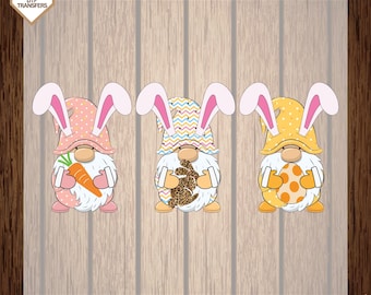 Gnome Bunny Easter Ready To Press, Boho Easter Dtf Transfers, Glitter Easter Coquette Dtf, Retro Easter Dtf, Easter Bunny Dtf