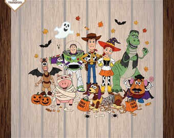 Toy Story Family Halloween Kids  Ready To Press, Disney Halloween Toddler Dtf Transfers, Disneyland Spooky Season Baby Direct To Film