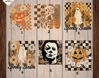Boho Horror Ready To Press, Spooky Season Dtf Transfers, Disney Group, Retro Halloween