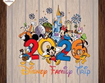 Universal Studios Family Matching 2026 Ready To Press, Universal Family Vacation 2026 Dtf Transfers, Disney Family Vacation Direct To Film