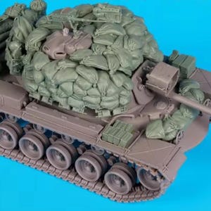 1/35 Scale Resin M48 Patton Vietnam War Stowage Set Sandbag Armor Kit