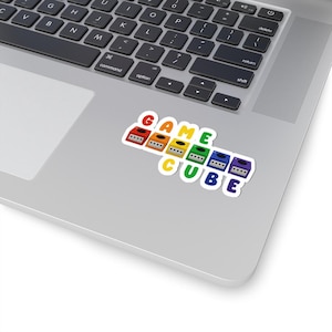 Adesivos de console Pride, decoração retrô para jogos, adesivos para laptop e garrafas d&#39;água, itens de colecionador, presentes divertidos para jogadores