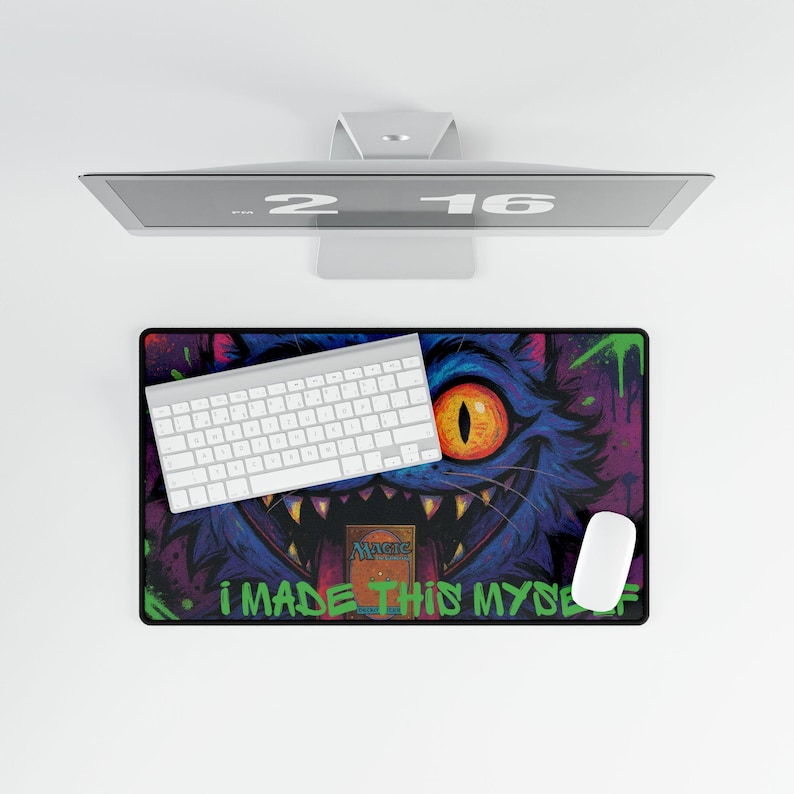 Derpy Kpop Tiger Graffiti style playmat for MTG players of TCG Tournament playmat Kpop Demon Hunters gift image 6