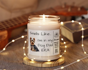 Terrier Dog Dad Candle, Dog Dad Gift, Dog Gift, Funny Candle, Swiftie Dog Dad Gift, Gift for Dog Dads, Dog Dad, Guy Gift, Dog Dad Gift