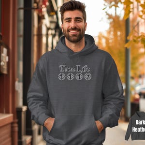 MTG Tron Life-hoodie, Magic The Gathering-sweater, gezellig cadeau voor gamers, kleurloze mana-symbolen, Friday Night Magic-kleding