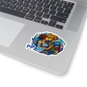Final Fantasy X Sticker, Video Game Gamer Gift, Final Fantasy 10 Fan Apparel, Retro Game Decal, Gaming Sticker Pack, Fan Art Sticker Sheet