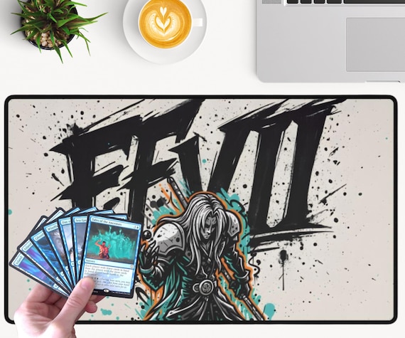 Sephiroth TCG Playmat, Final Fantasy VII Desk Mat, Magic the