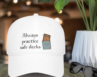 Casquette de baseball basse MTG Player, toujours entrain de pratiquer en toute sécurité, cadeau drôle de magie the Gathering, chapeau MTG pour joueurs, magie du vendredi soir