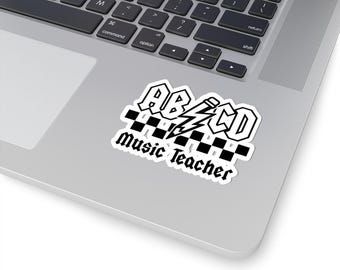 Music Teacher Stickers, Cute Classroom Decor, Gift for Educators, Music Lover Supplies, Teacher Appreciation