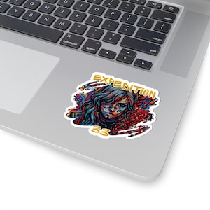 Graffiti Expedition 33 RPG Fan Video Game Gift Claire Obscure Sticker, Decal, Laptop, Water Bottle, Car, Phone Case