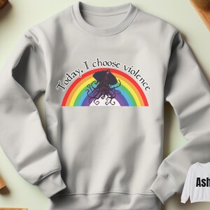 Moletom com capuz Emrakul - Hoje eu escolho a violência, suéter mágico unissex, roupa aconchegante para FNM, presente para amantes de jogos de cartas colecionáveis