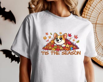 Corgi Cute funny t-shirt gift for Corgi lovers gift for dog lovers funny Corgi shirt Funny Halloween dog lovers shirt