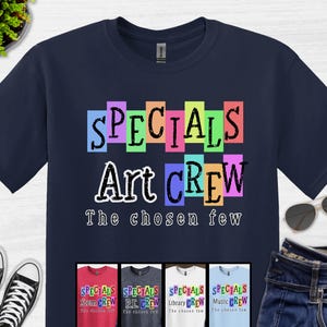 Specials Crew Teacher Shirts Matching Elective Teacher Shirts Custom Teacher Shirt Personalized School Tee Dream Team Tees Staff Gifts