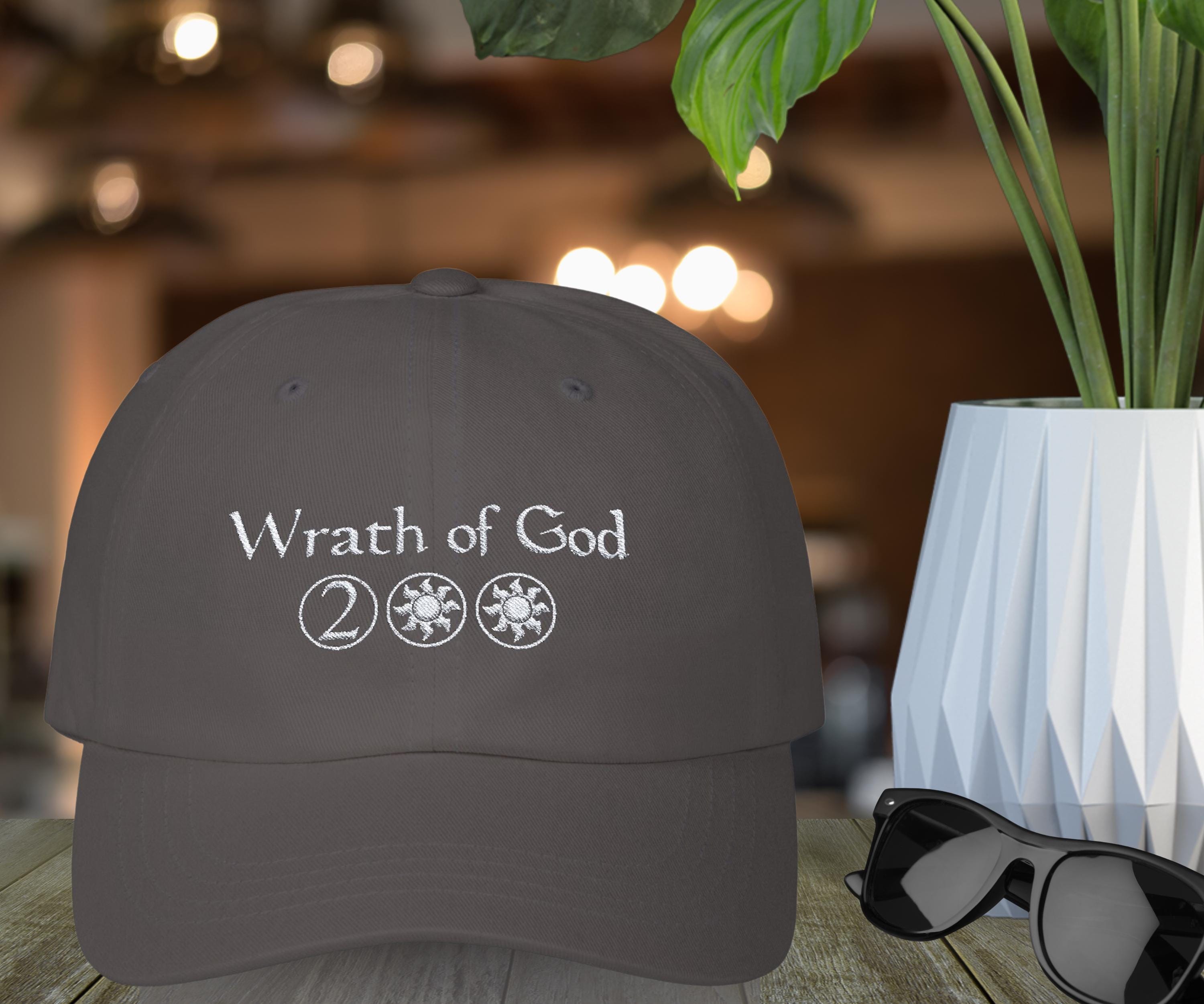 刺繍入りマジック・ザ・ギャザリング ダッドキャップ、Wrath of God