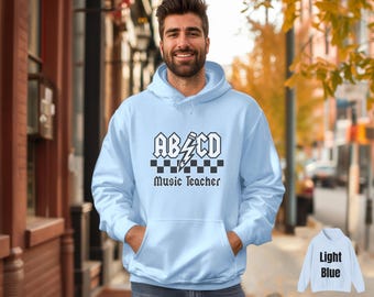 Music Teacher Hoodie, Unisex Sweatshirt for Teachers, Gift for Music Lovers, Back to School Apparel, Teacher Appreciation